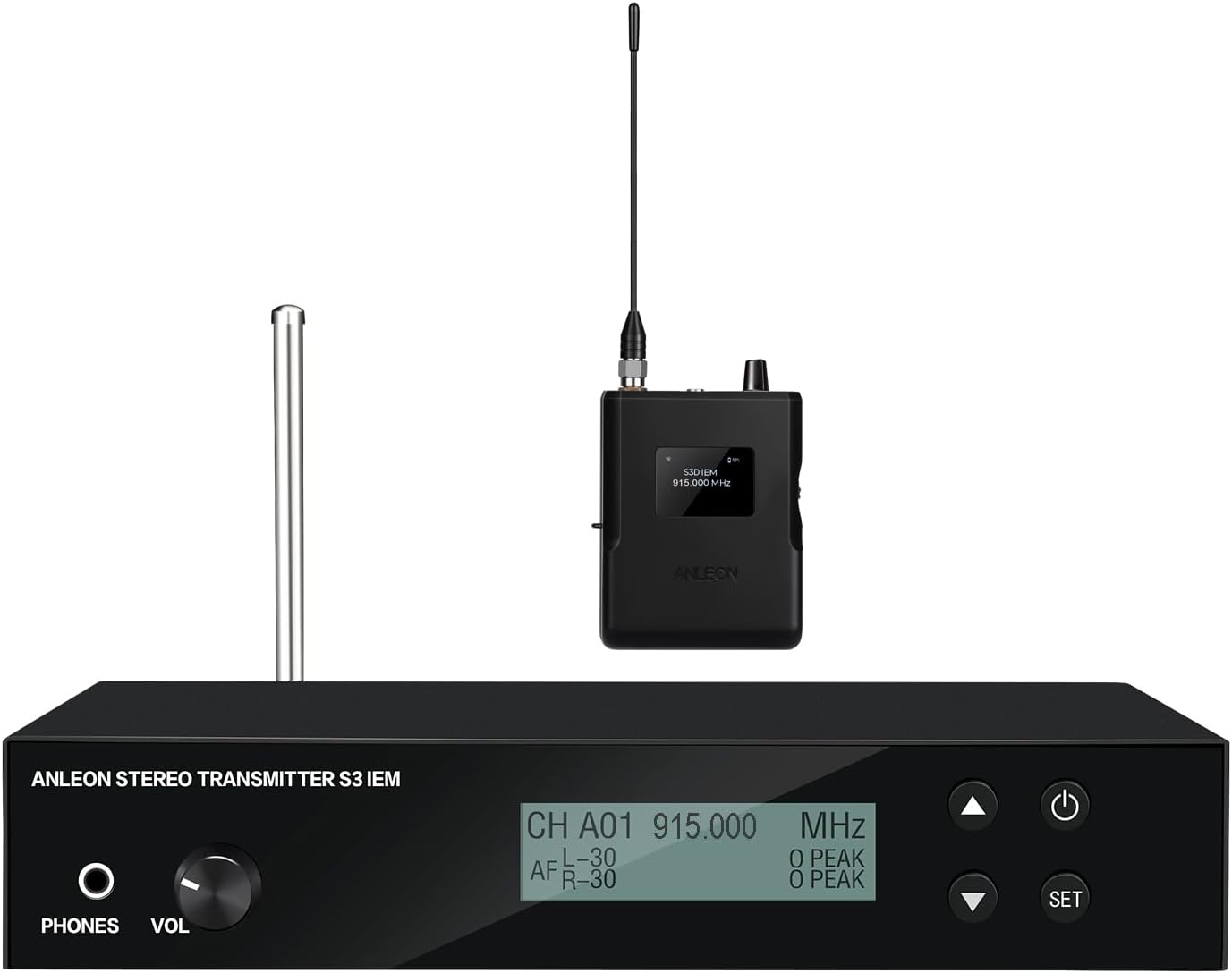 In Ear Monitor Iem - ANLEON S3D Professioneel UHF-stereo draadloze in-ear