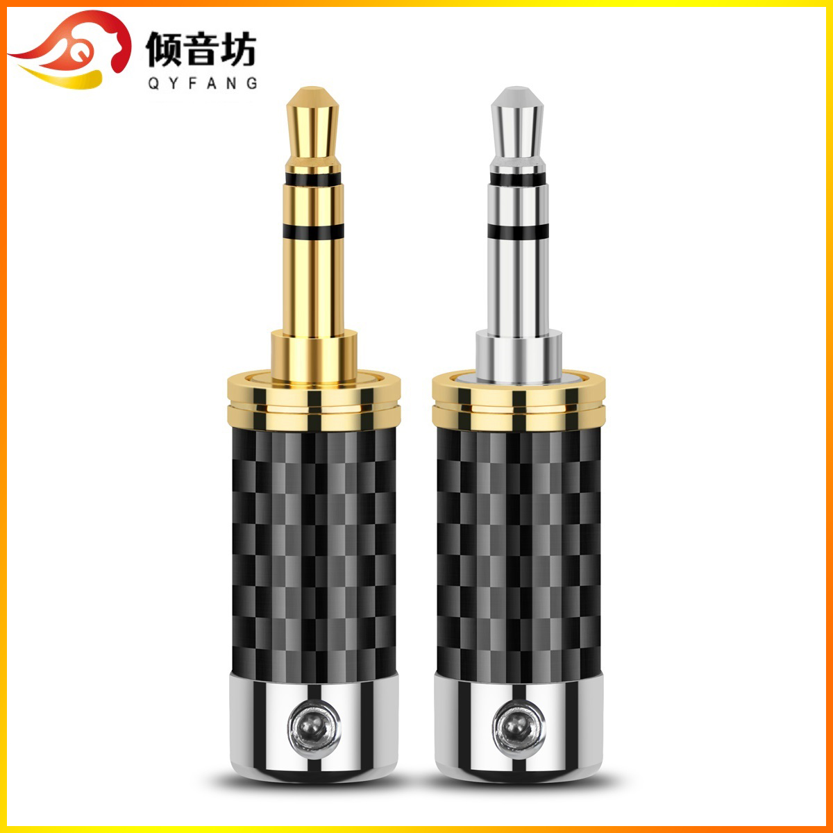 Audiophile Headphone Wired - Qyfang 3.5Mm 3 Pole Stereo Metalen