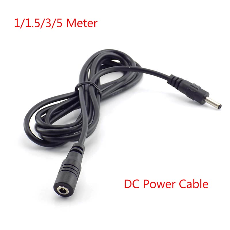 Cable Extension 3.5 - 1/1.5/3/5 Meter Mannelijke Vrouwelijke Dc Voedingskabel
