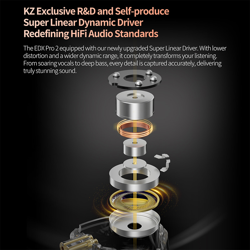 KZ EDX Pro 2 Ultra-lineaire dy - In Ear Monitor Iem recensie en prijs