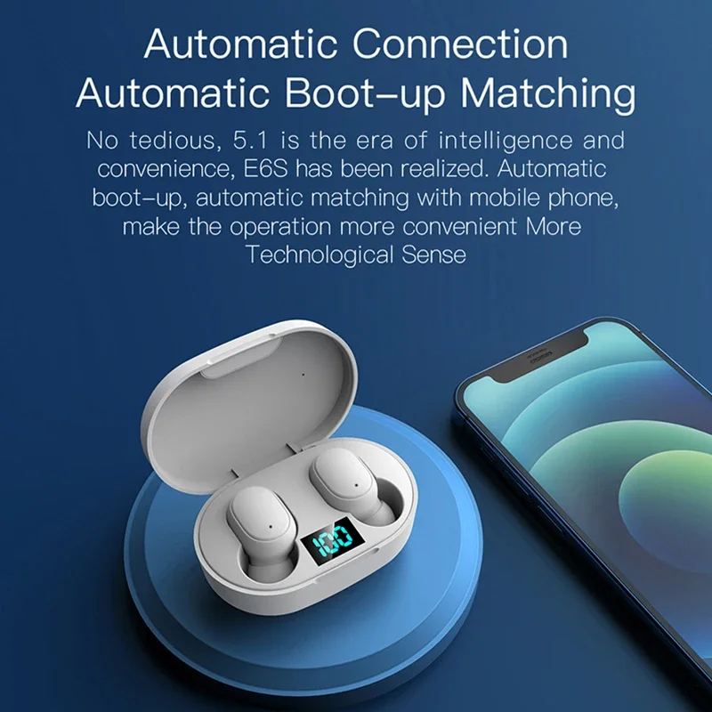 2026 Nieuwe TWS E6S Fone Bluet - Bluetooth Headset On Ear recensie en prijs