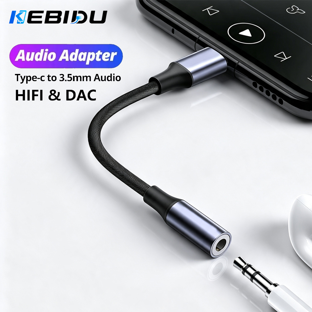 KEBIDU Type C naar 3.5mm audio - Audiophile Headphone Wired recensie en prijs
