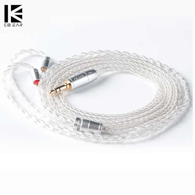 KBEAR 8-core verbeterde zilver - In Ear Monitor Iem recensie en prijs