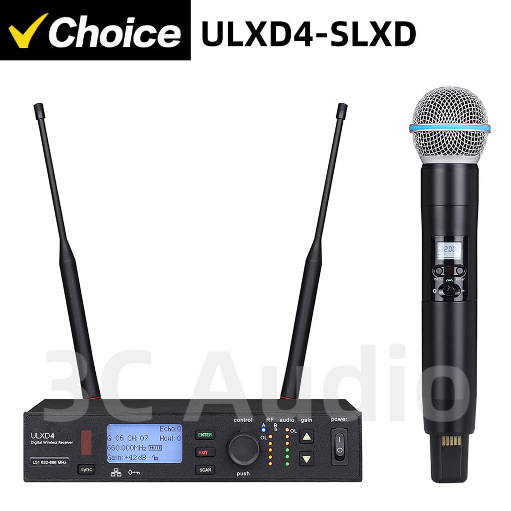 ULXD4-SLXD 500/600 MHz Profess - Shure Mic Sm58 recensie en prijs